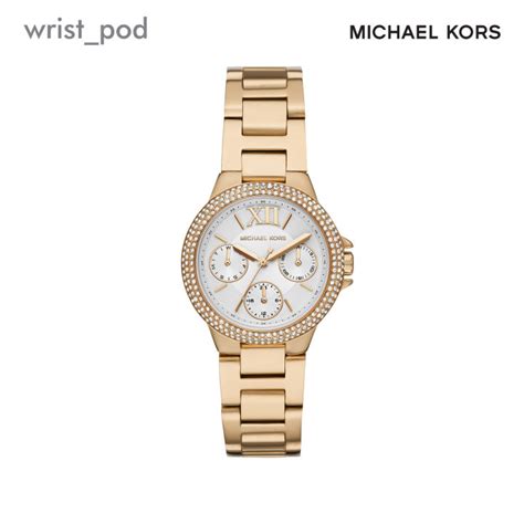 michael kors ur guld dame|Michael Kors Camille MK6844 Ur, Guld, 33 mm .